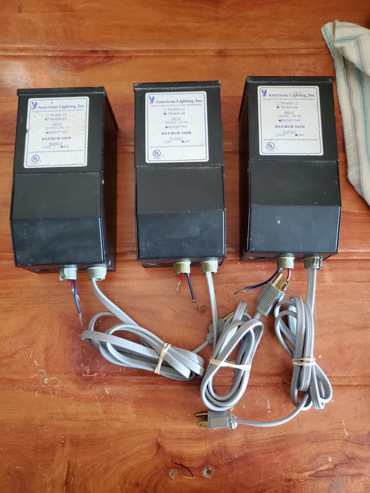 American Lighting TR-600-24 24 Volt Transformer