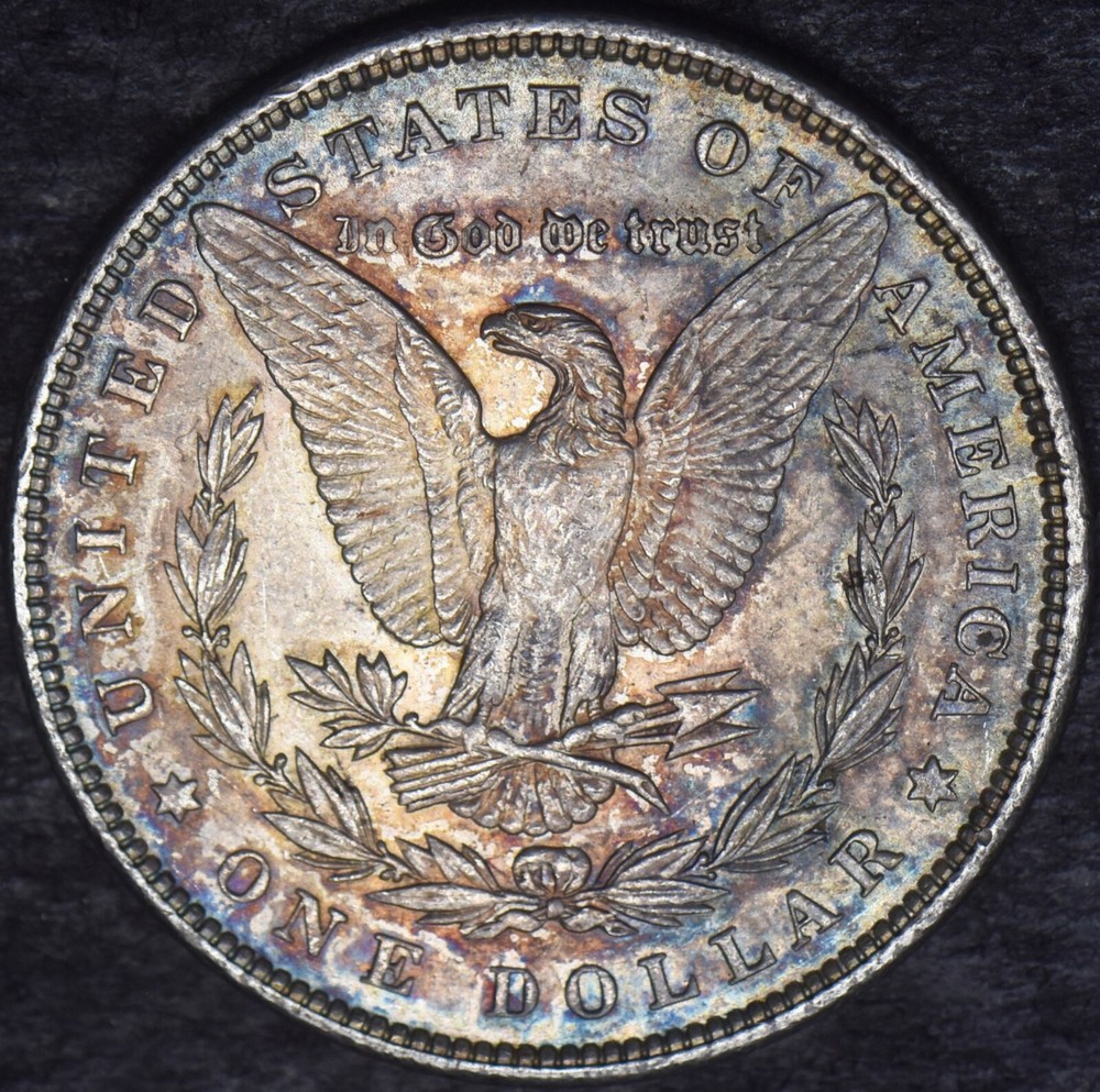 1890 Morgan Silver Dollar - Toned - ✪COINGIANTS✪