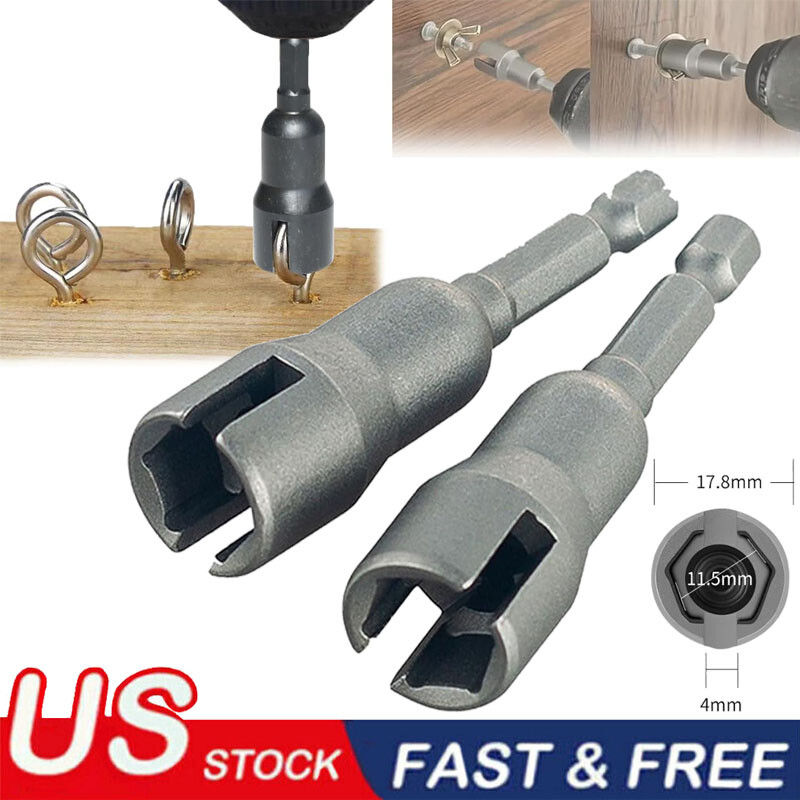 Hurricane Wing Nut Driver - Wingnut Driver Socket Tool for Power Drill