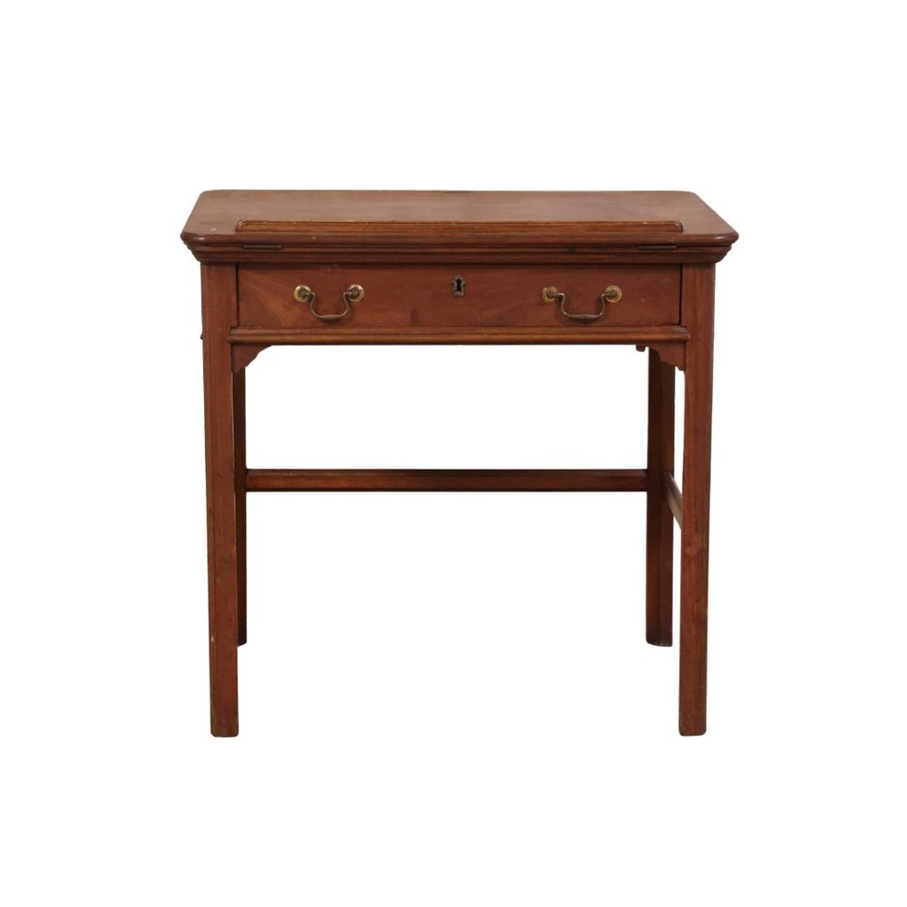 19th Century English Walnut Chippendale Desk