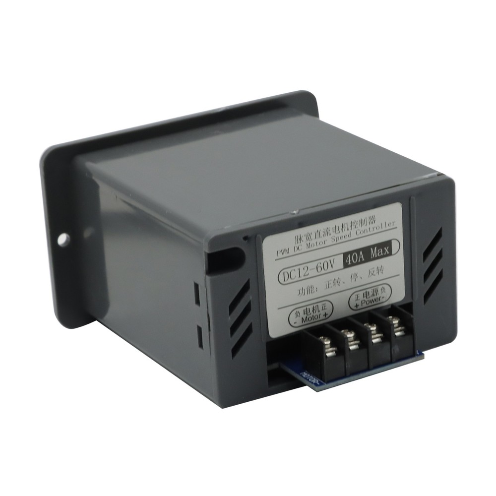 40A PWM DC Motor Speed Controller 12V ~ 60V Variable Speed Switch Reverse