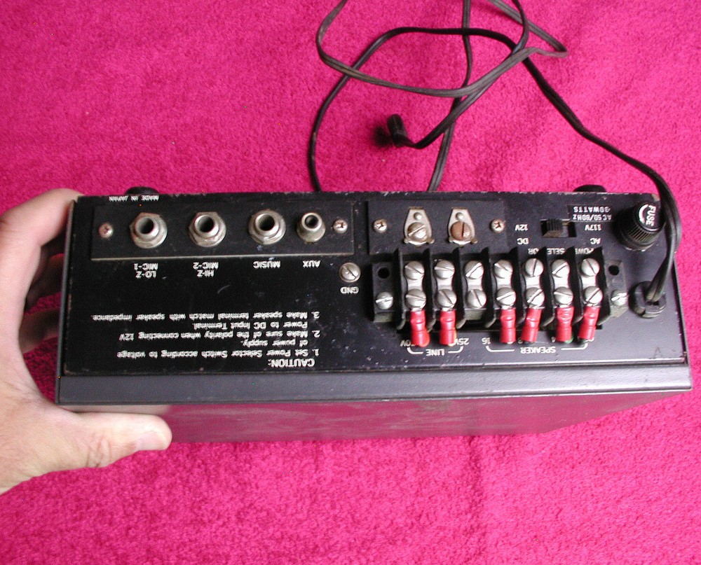 Calrad (Solid State Model #95-873) PUBLIC ADDRESS AMPLIFIER