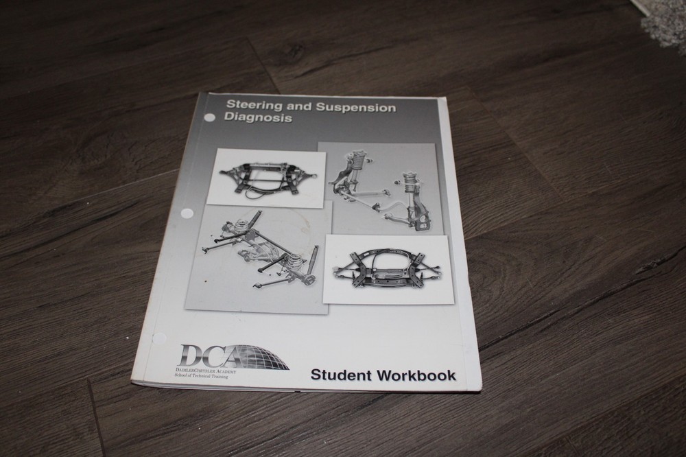 Mopar Steering & Suspension Diagnosis training student workbook 2004
