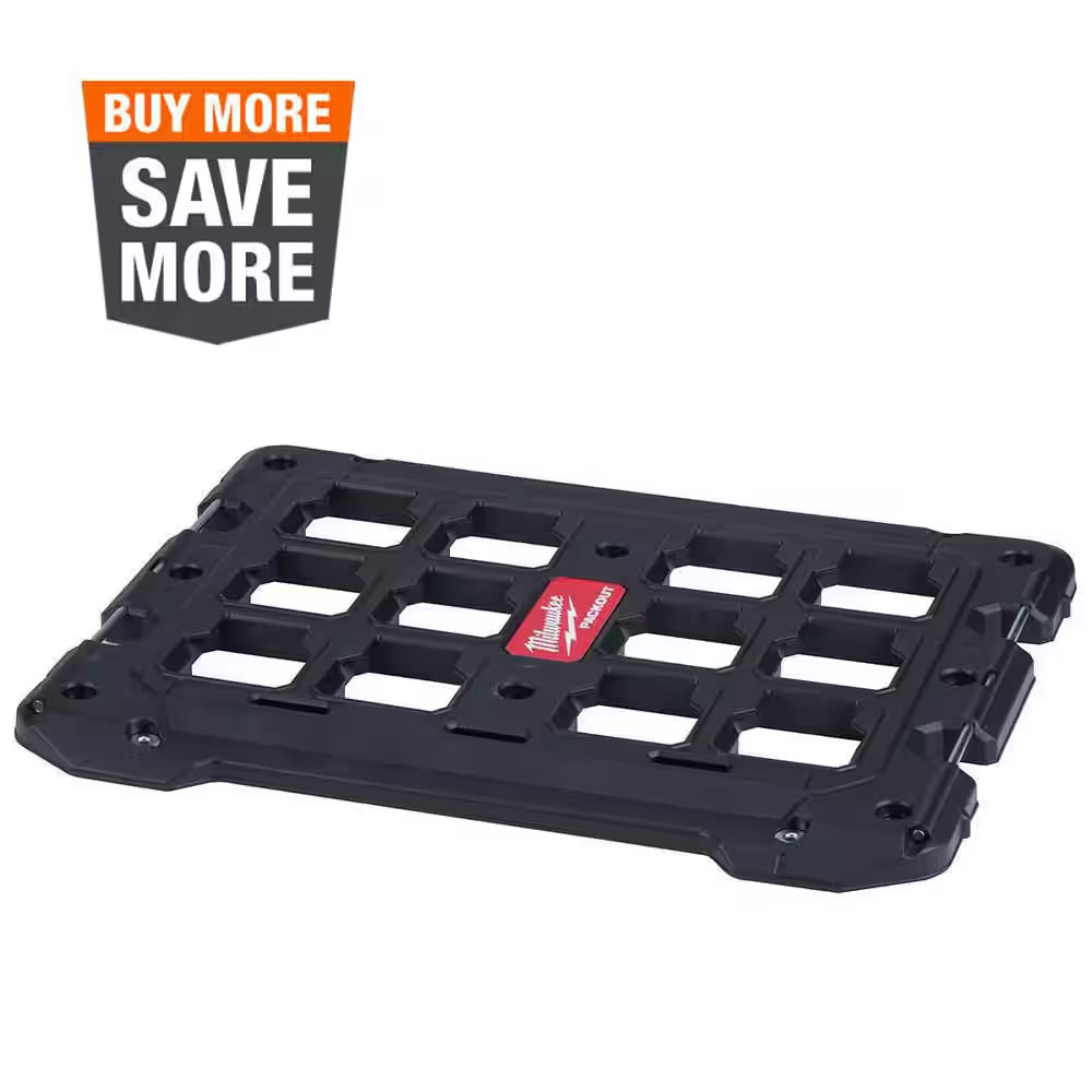 Milwaukee Mounting Plate Wall Floor Modular Tool Storage System Heavy Duty