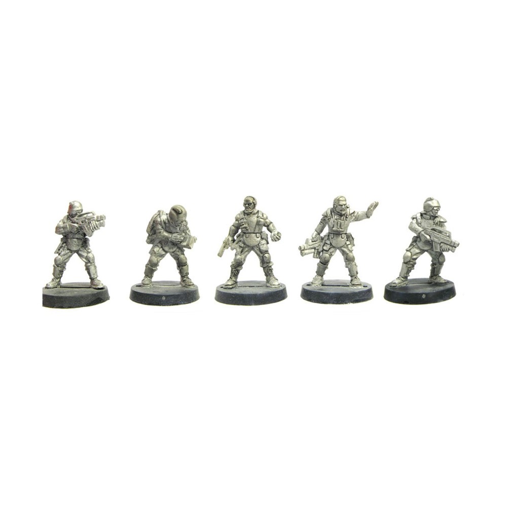 Mirliton Grenadier Sci-Fi Mini 28mm Trooper Command Pack New