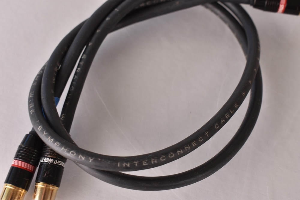 .5m Pair RCA Straight Wire Symphony Audio Interconnect Cables