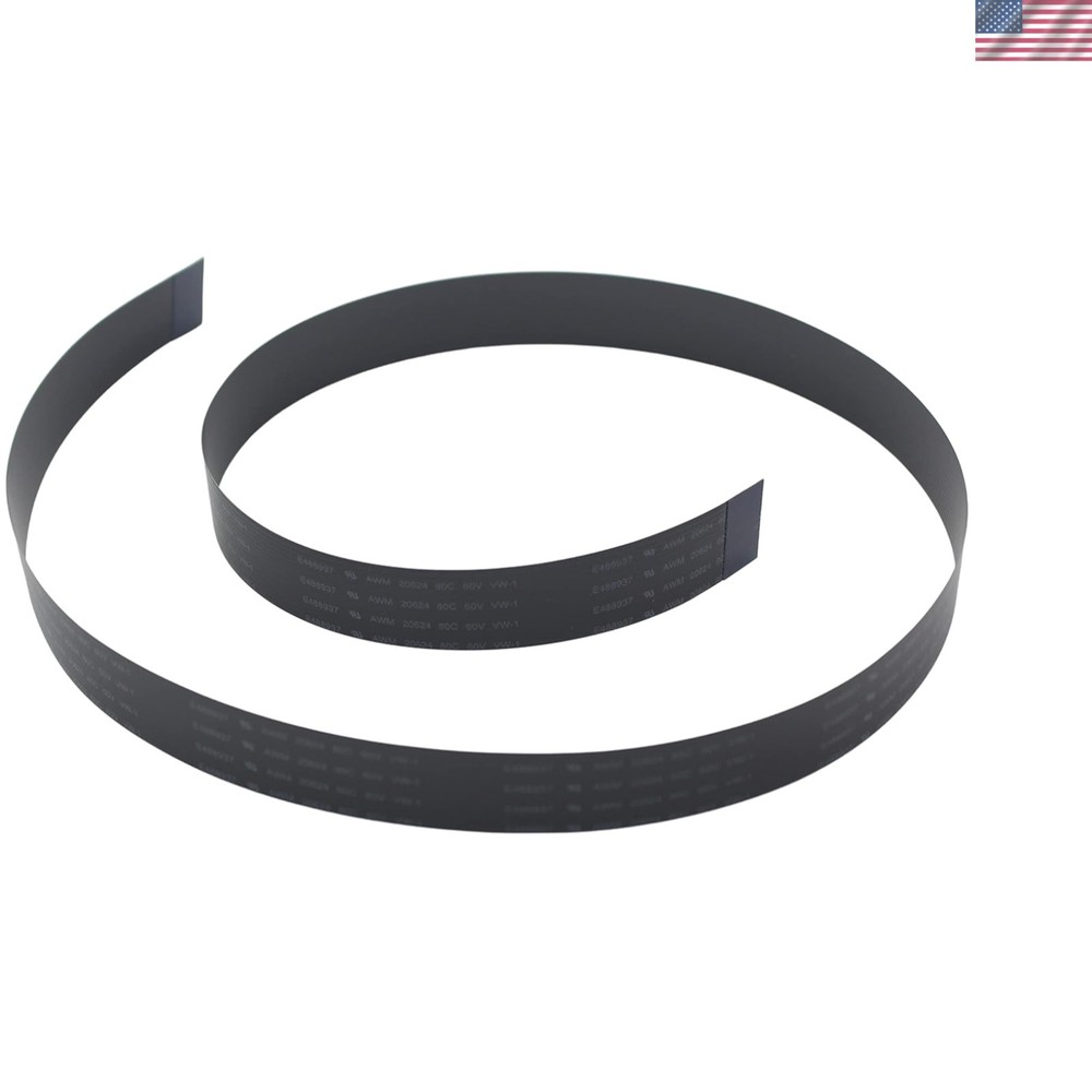 Flex Ribbon Extension Cable for Raspberry Pi Camera - Black 60cm/2ft