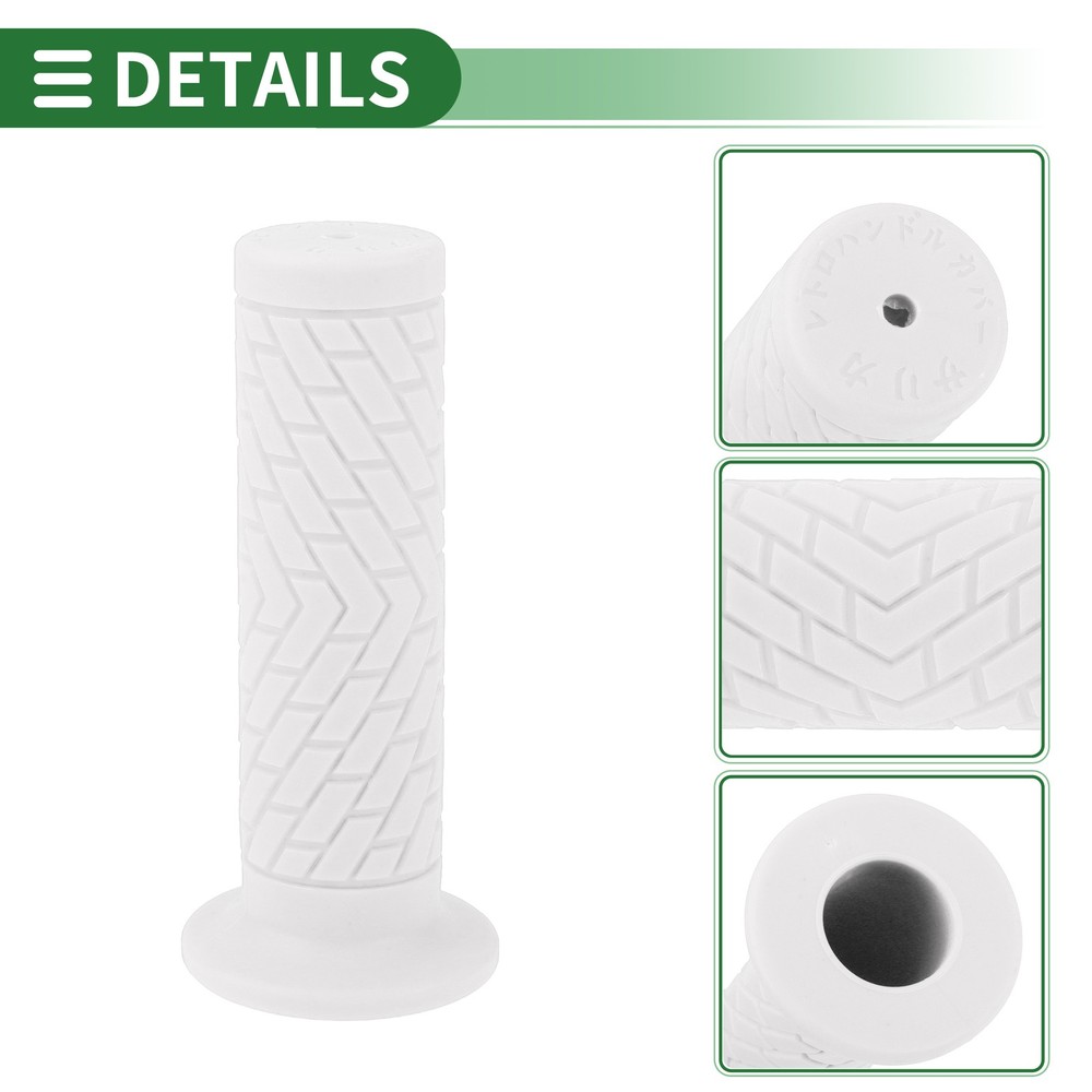 1" 25mm Motorcycle Handlebar Cover TPU White