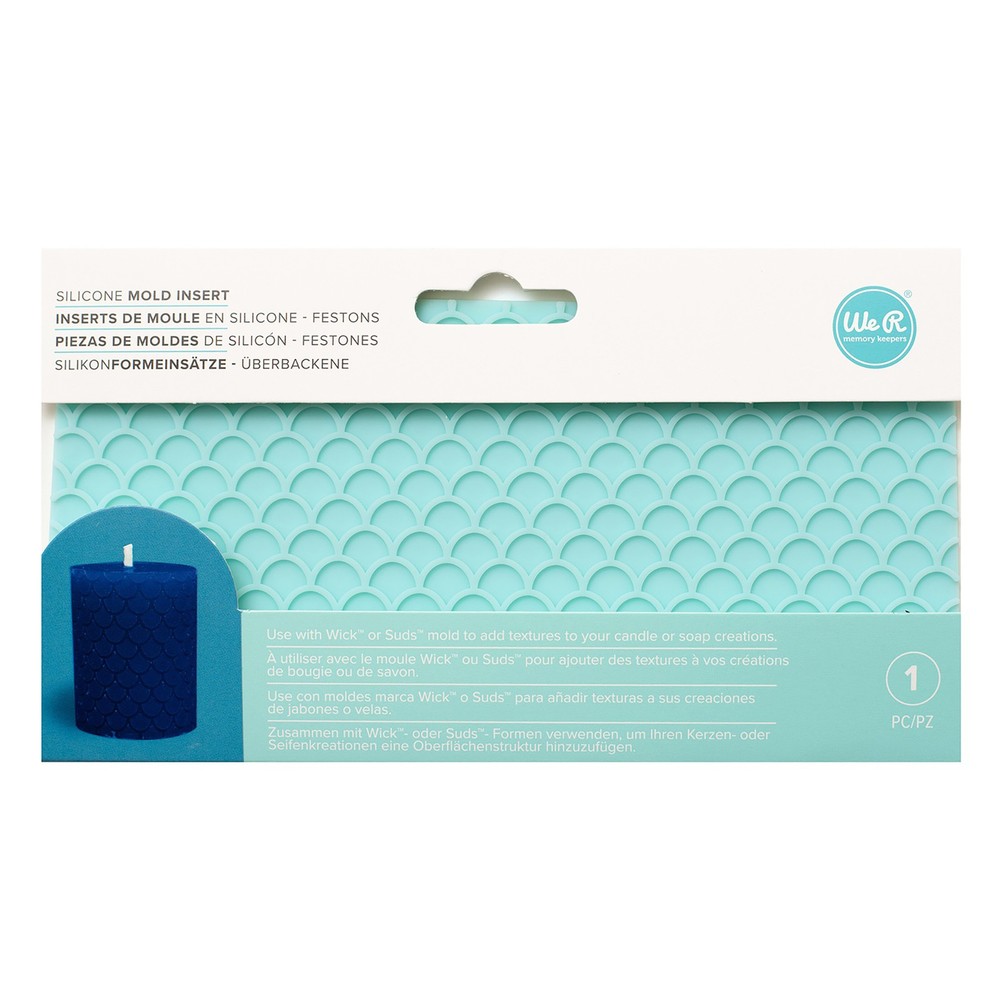 We R SUDS Soap Maker Mold Insert-Scallop - 3 Pack