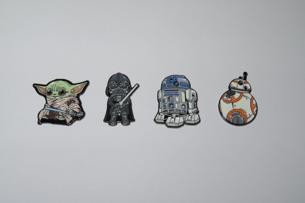 Star Wars Golf Ball Marker Set (4-Pack) – Includes Hat Clip