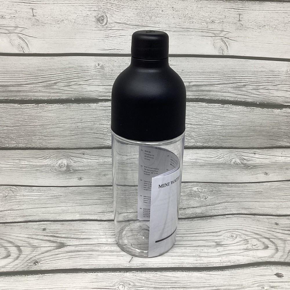 Mini Water Bottle Colour Block Black