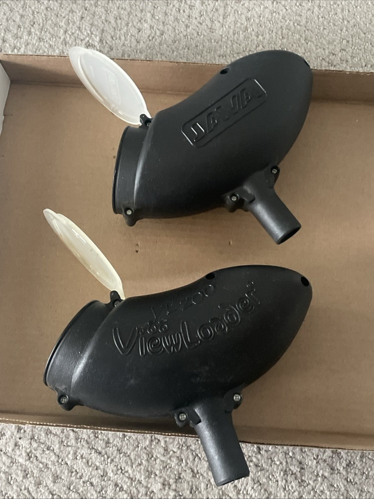 2-Piece Paintball Hopper Lot Java & ViewLoader VL-200