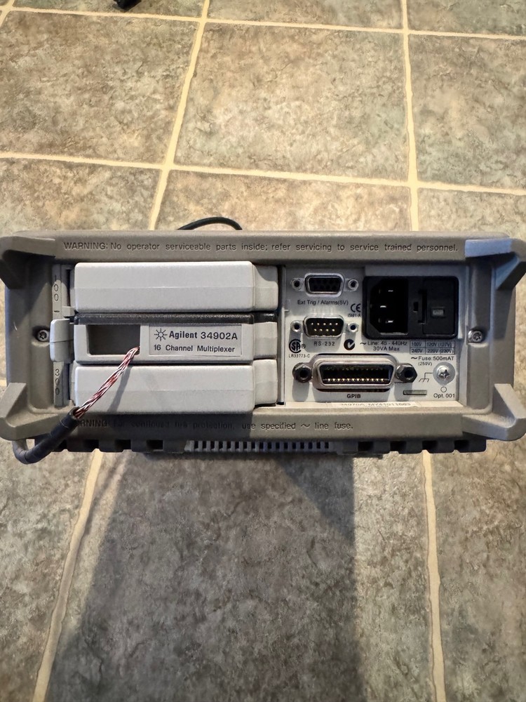 EUC Agilent Technologies 34970A Data Acquisition Logger Switch Unit + 34902A