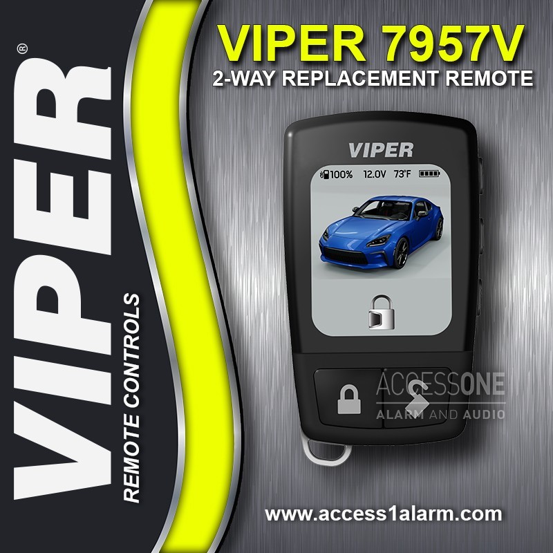 Python 7756P Replacement NEW FOR 2025 The 7957V 2-Way Color LCD Remote Control
