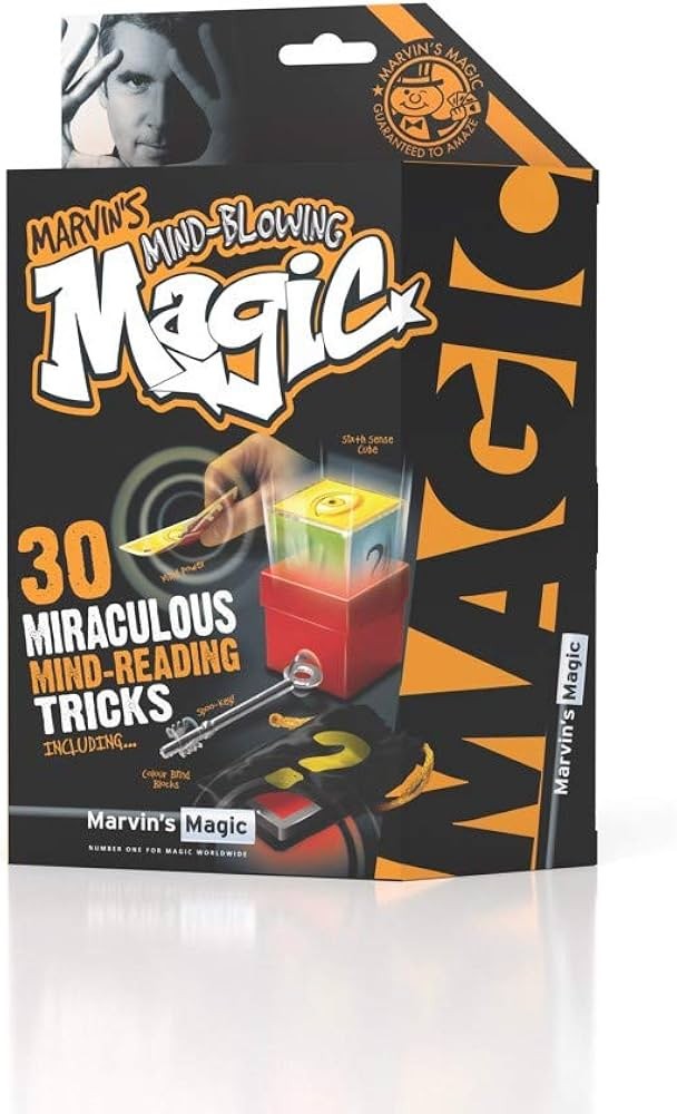 Marvin's Magic Ultimate Blowing Magic 30 Mind Reading Tricks Set Kit New!