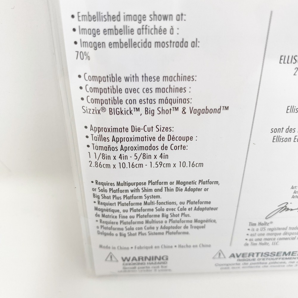 Sizzix Thinlits Tim Holtz Retro Repeat Pattern Cutting Dies 664160 New