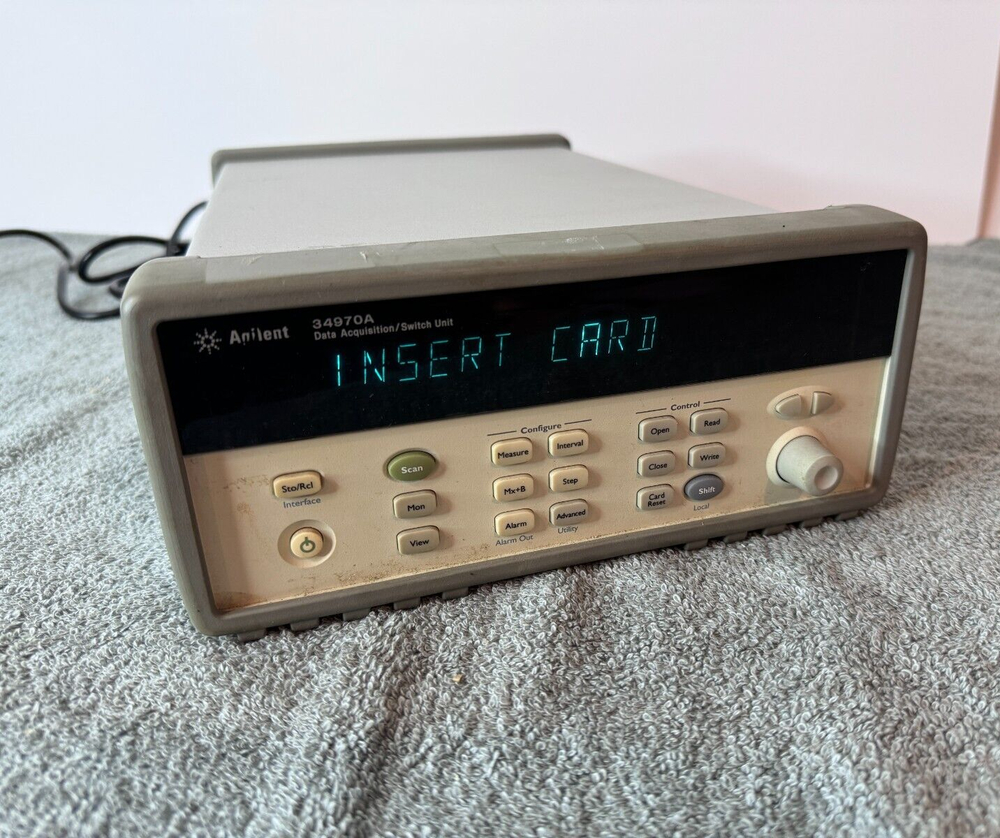 HP / Agilent 34970A Data Acquisition Switch Unit (No Modules)