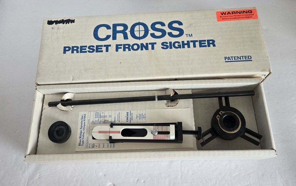 Cross Preset Front Sighter In Box #295-M