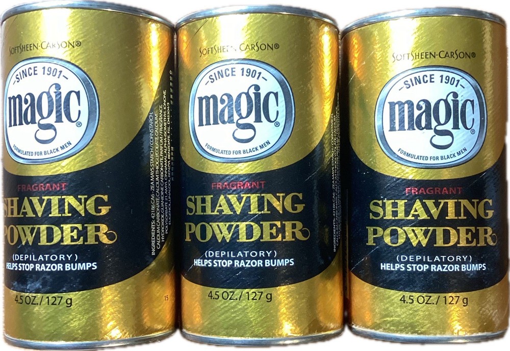 Magic Shaving Powder FRAGRANT - 4.5 oz. each - 3-PACK