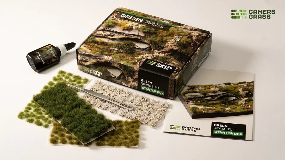 Gamers Grass: Tuft Starter Box (Green Grass)
