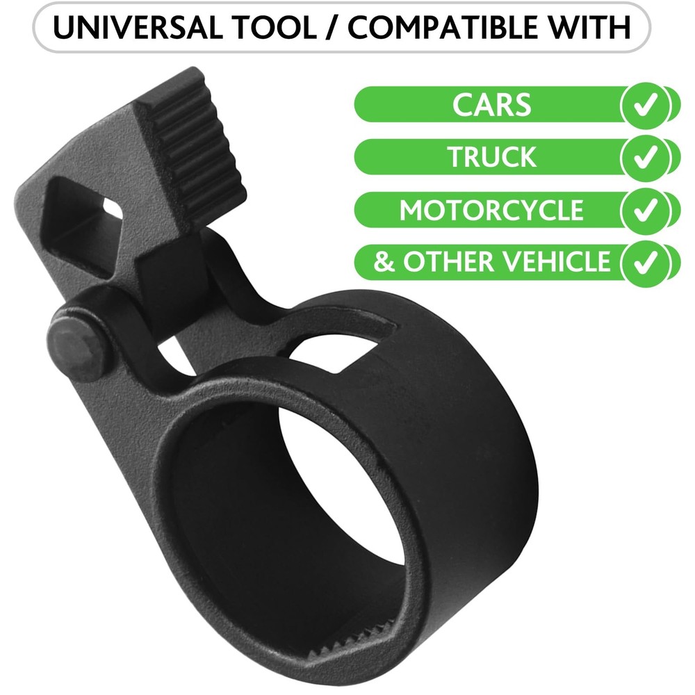 Toolwiz Inner Tie Rod Removal Tool Kit, 3/8'' Universal Low Profile Black