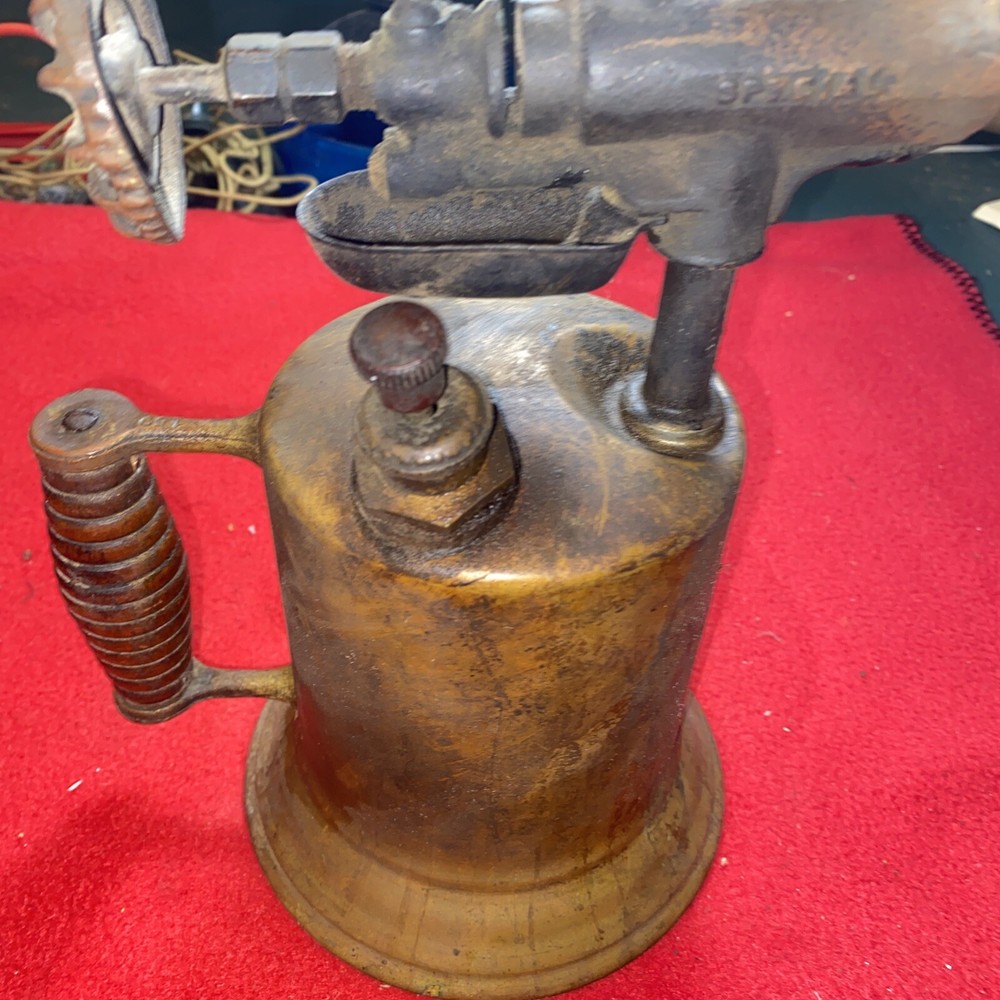 Vintage Brass Blow Torch M.W. & Co. UNTESTED