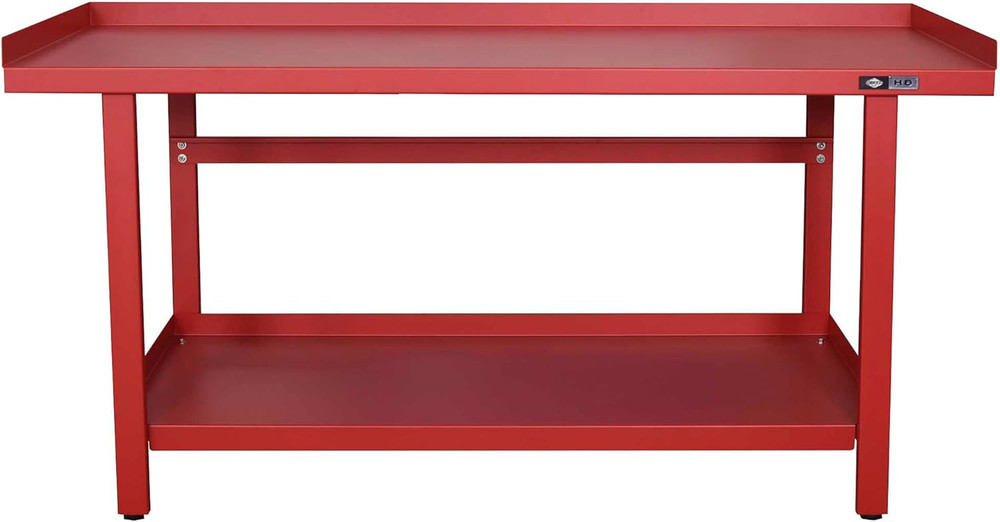 Workbench - Heavy Duty Work Table with Storage Shelf - 1300 LB Capacity (Multipl