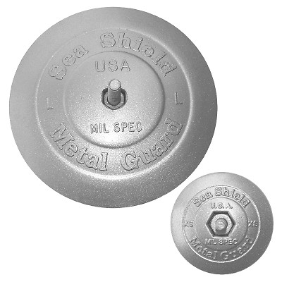 Small Rudder Button Zinc - 2-3/4"x 3/4"( RB-S )