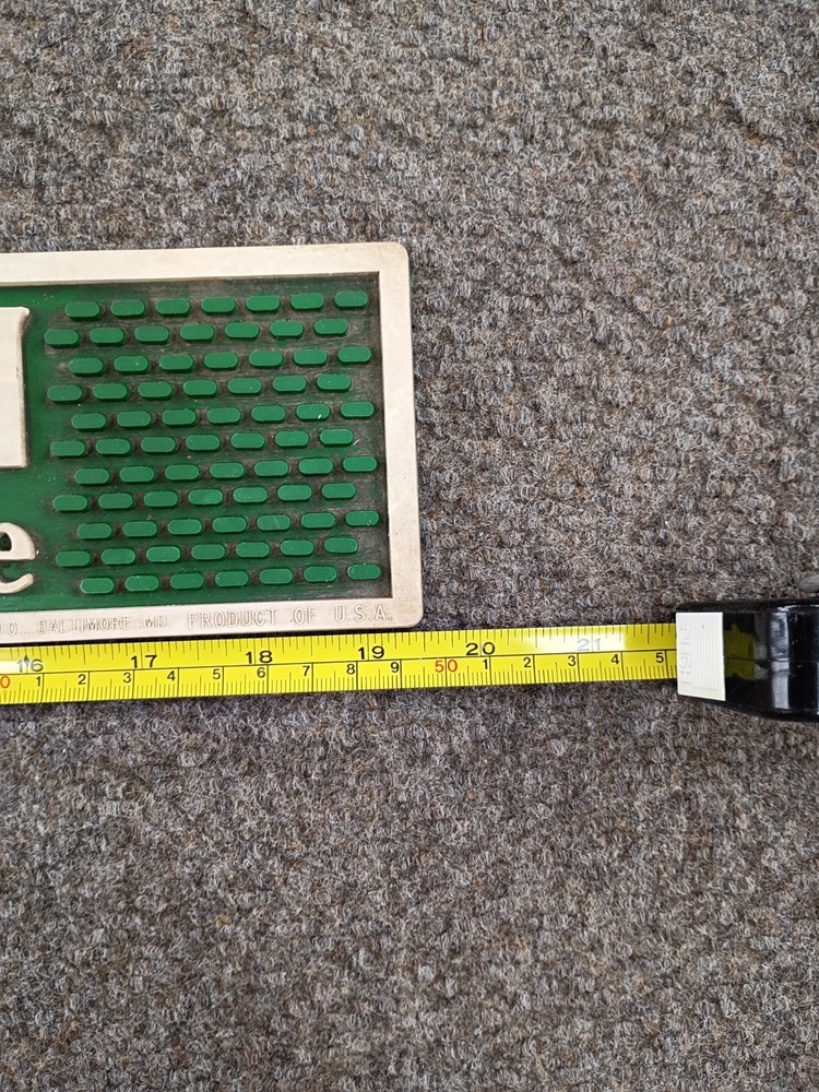 Vtg Burnett's Gin Bar Rail Mat