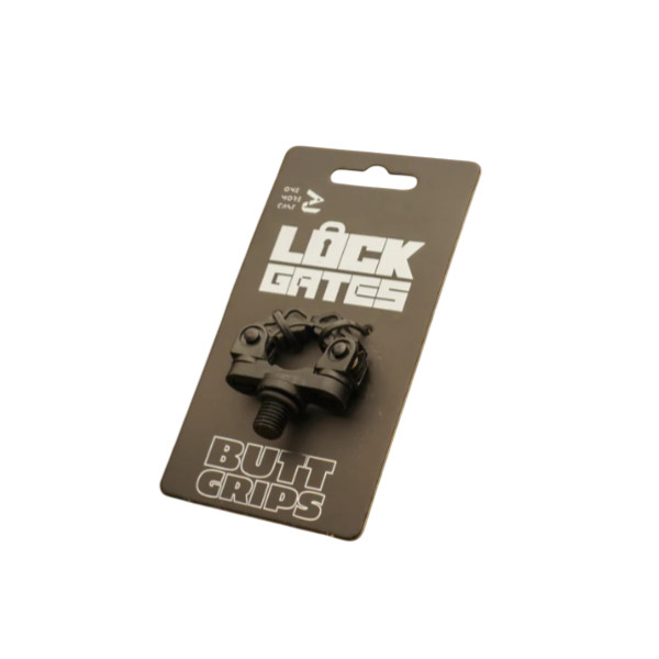OMC Lock Gate Rod Rests Secure Locking Adjustable Butt Grip Rod Support System