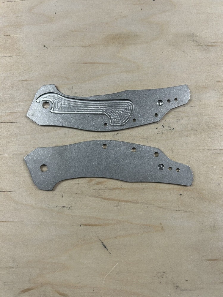 Scikio Custom Zero Tolerance 0357 Titanium Handle Scales