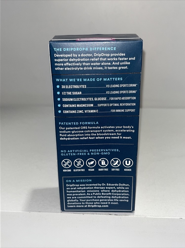 Hydration Supplement With Electrolytes, Grape, Sealed