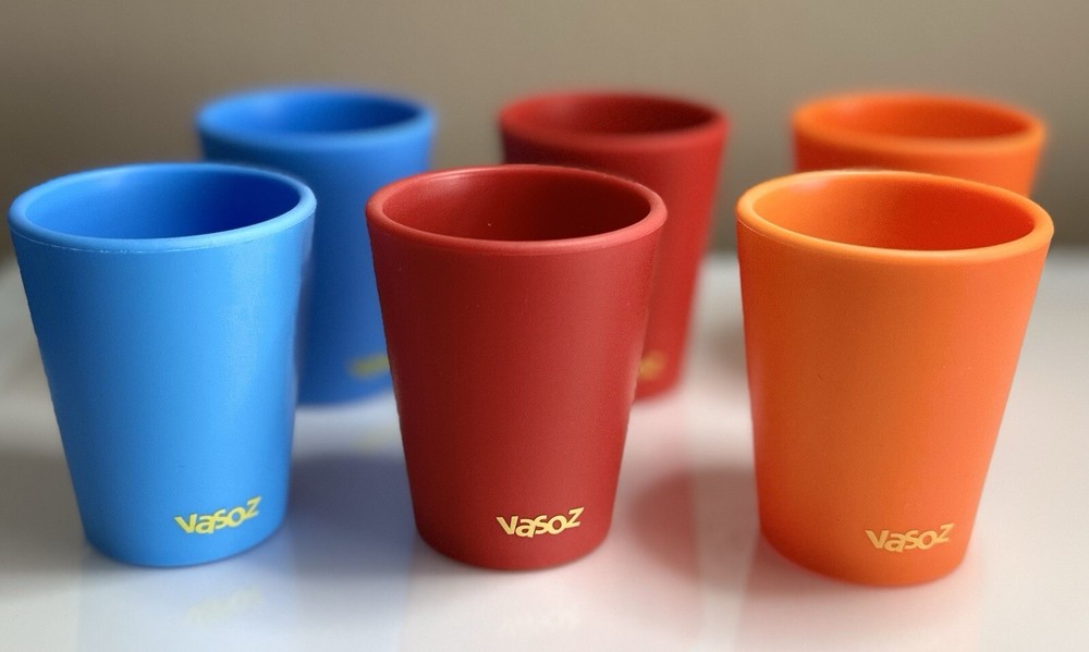 Shot glass 2 oz (2 pack) Orange