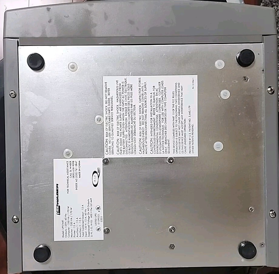 SL Waber "Upstart" Model. Power Center Computing TESTED