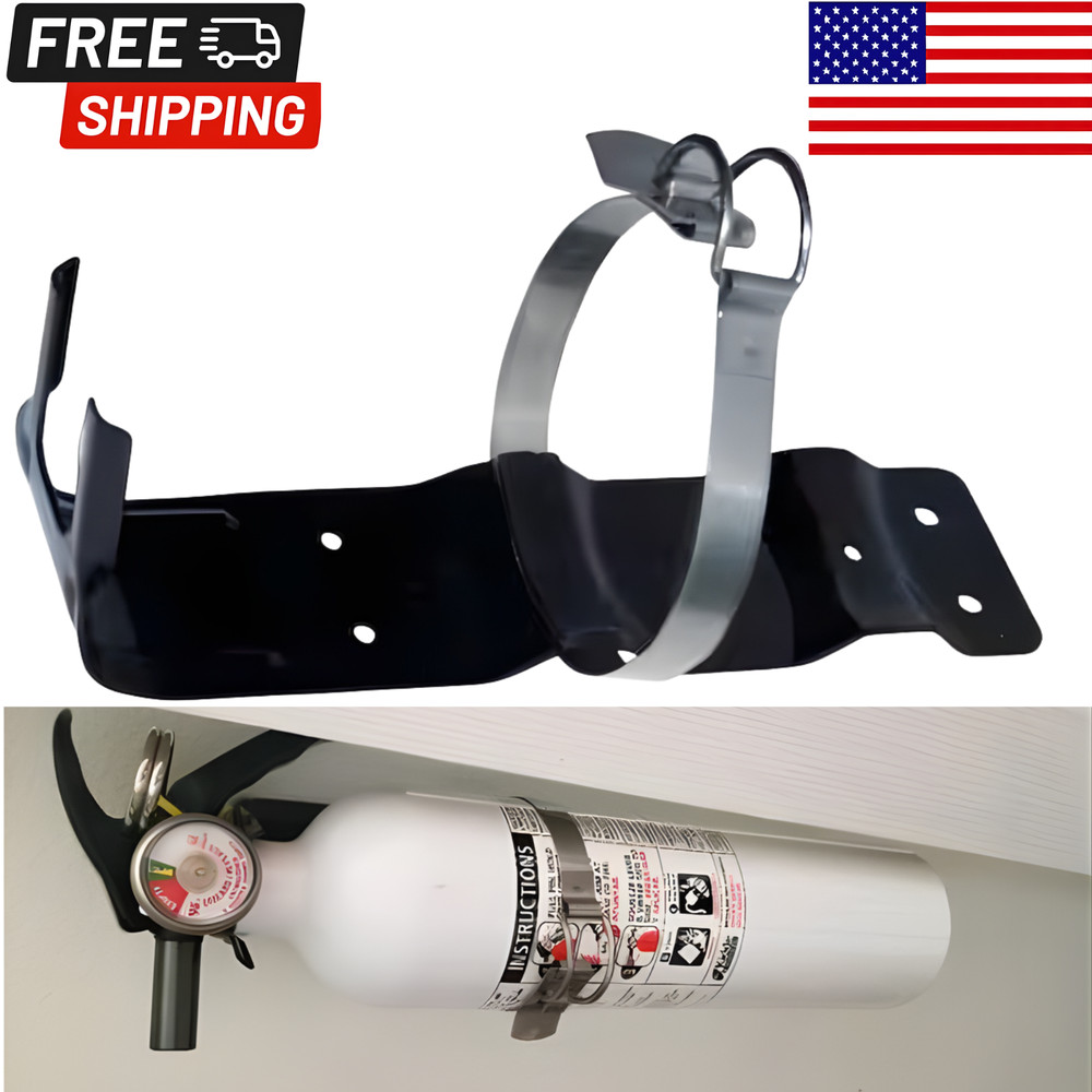 2.5 Lbs ABC Multiple Use Fire Extinguisher Retention Bracket Holder Storage New