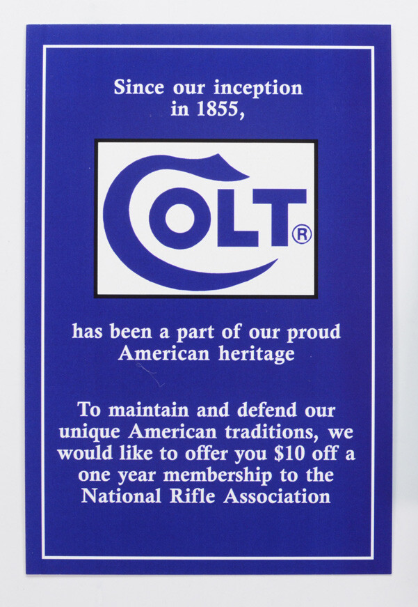 Colt Python Factory Paperwork Packet. 2003 Manual