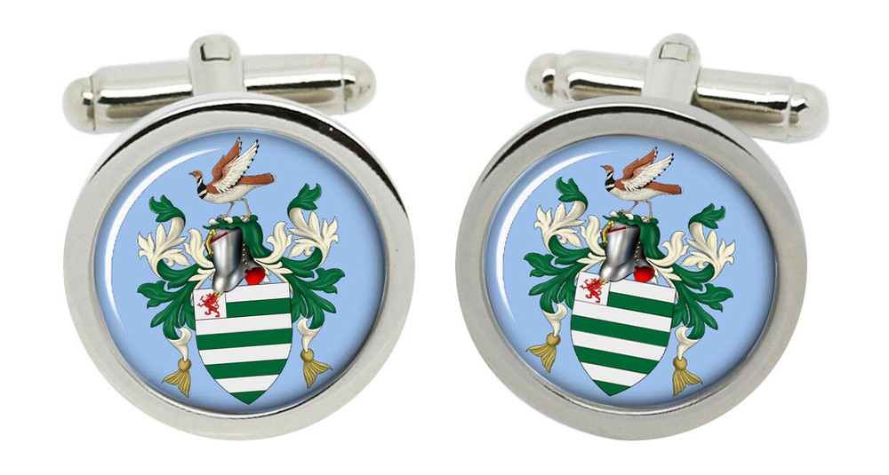 Wiltshire (England) Round Cufflinks in Box