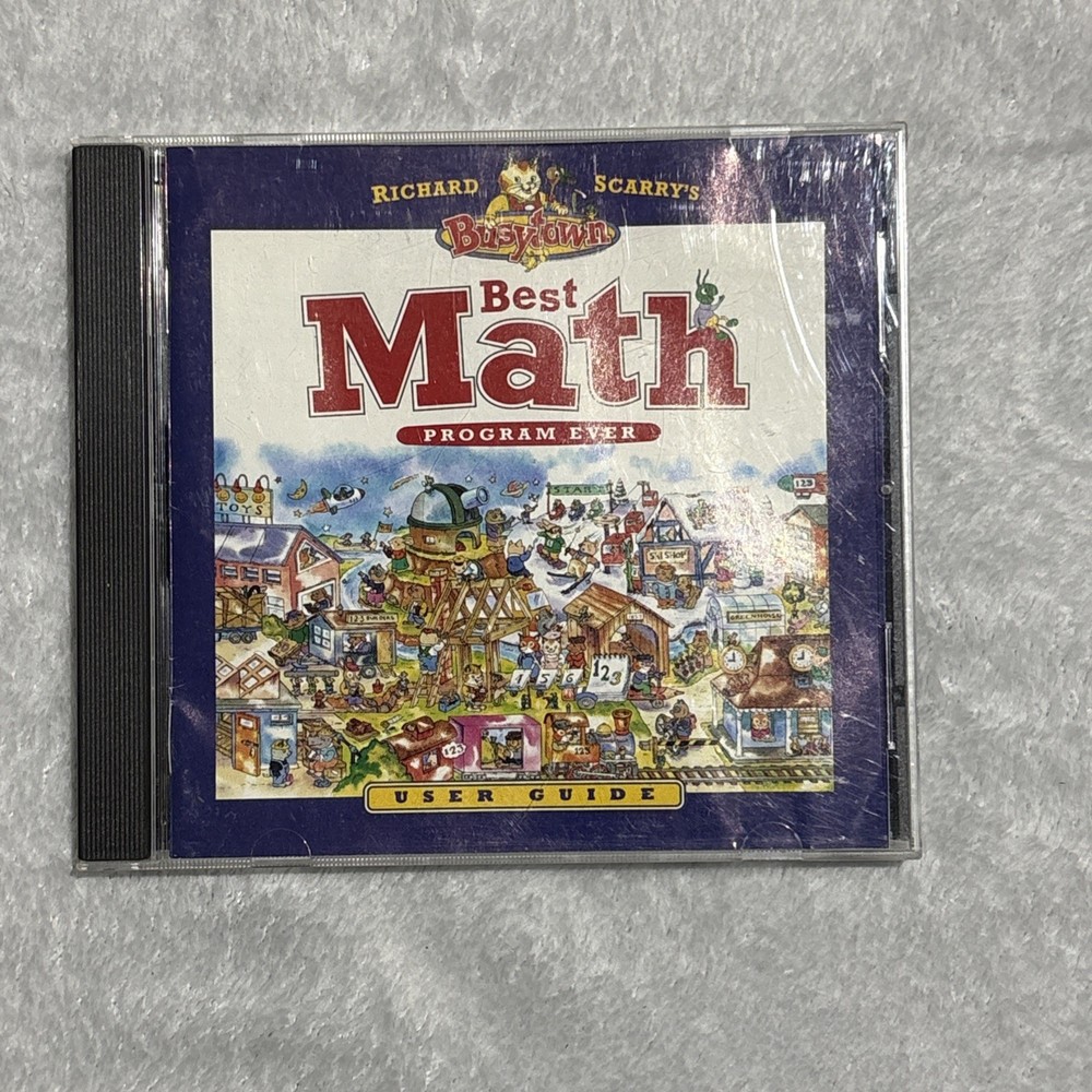 Richard Scarry's Busytown Best MATH Program Ever CD Rom