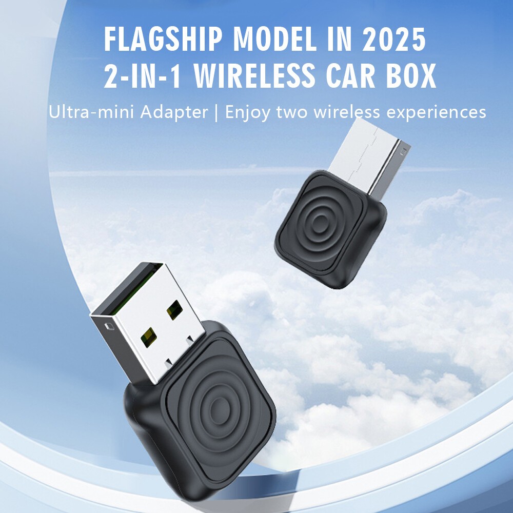 Mini 5.0 Ultra Wireless CarPlay Android Auto Adapter Auto Connection SZ