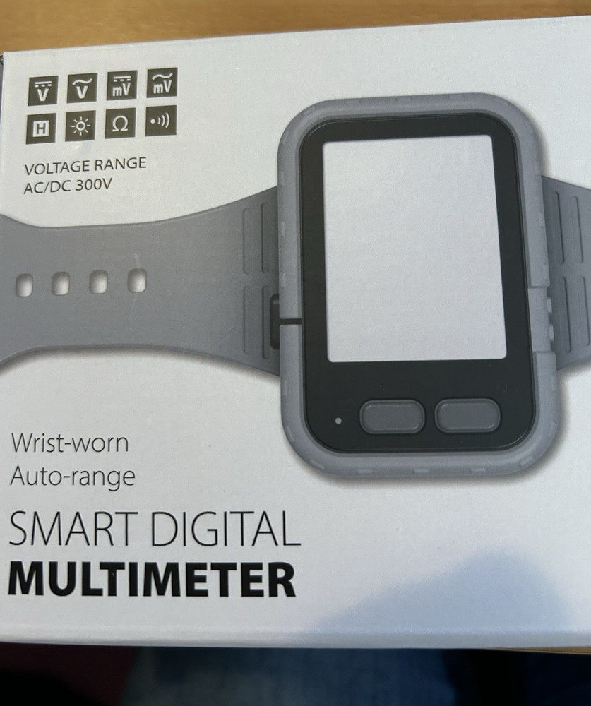 Multimeter Smart Digital Wrist-worn Auto-range Voltage Range AC/DC 300V