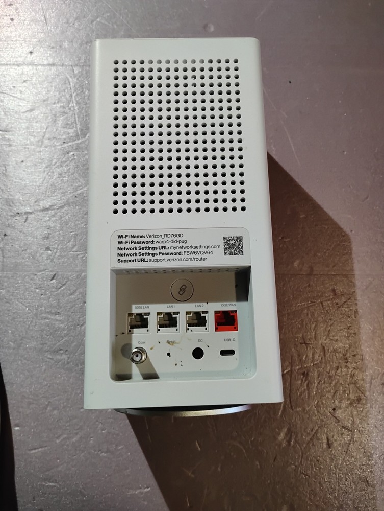 Verizon Router With Power Cable