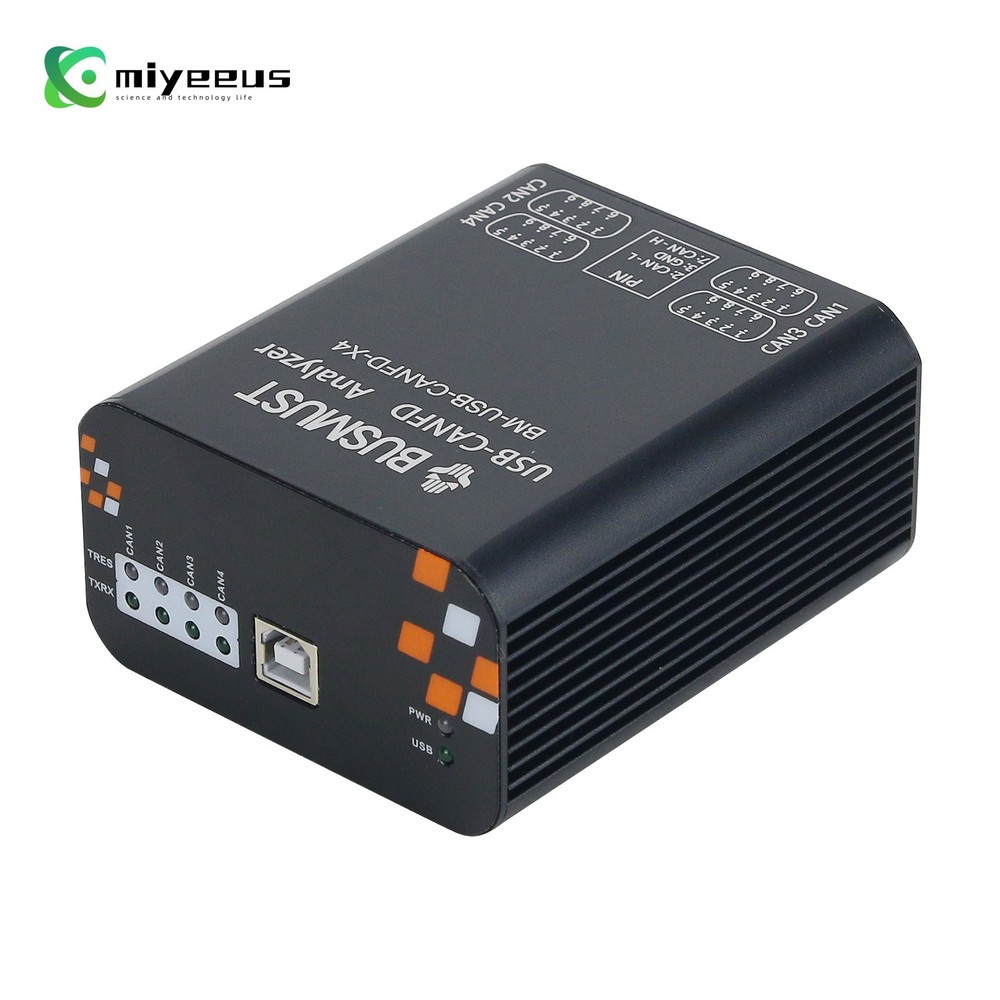 Four-channel CAN Analyzer 4CH CANFD Analyzer USB to CANFD Busmaster Upper PC