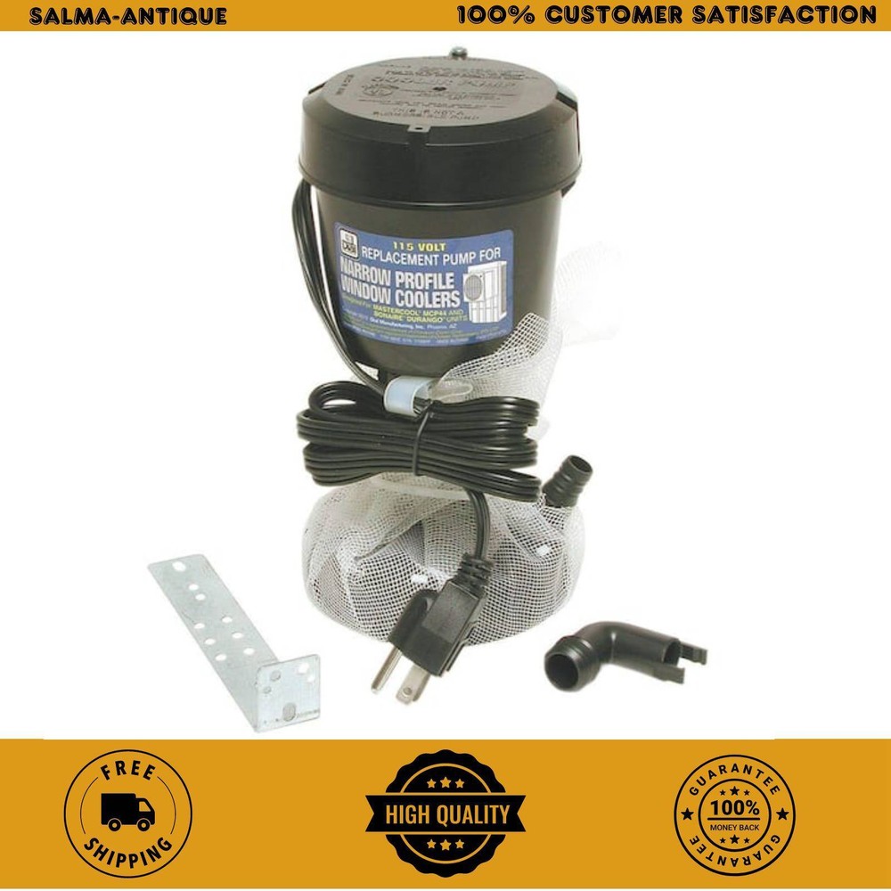 Narrow Profile Window Cooler Replacement Pump , Thermal overload feature