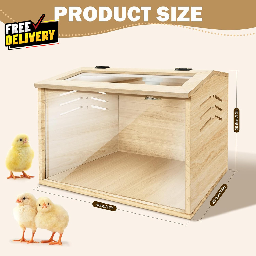 Chicken Brooder Box Chick Brooder,Brooder Box for Chicks Small Chicken Coop.....