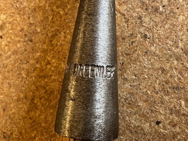 Vintage Greenlee 1/2" Bevel Socket Chisel