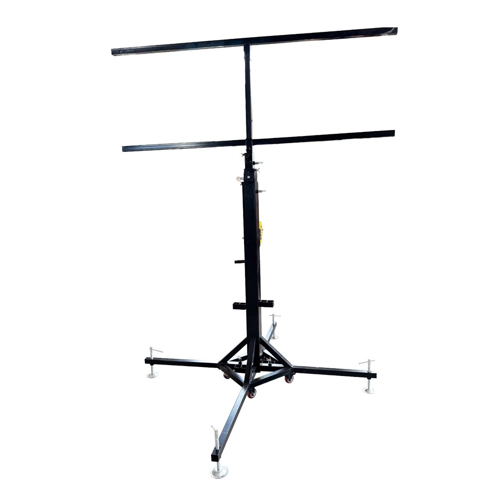 16 Positions Double-Layer 5.9-13Ft Stage Lighting Bracket Stage Light Stand