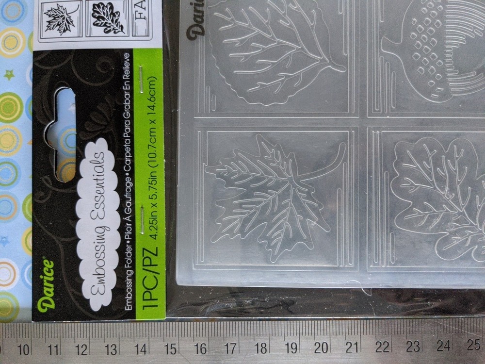 Darice Embossing Essentials Fall Square