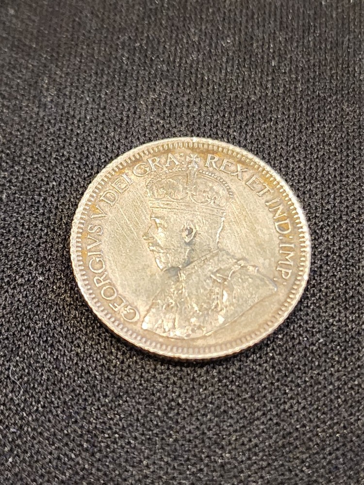 1936 Canadian 10 Cents Silver Coin