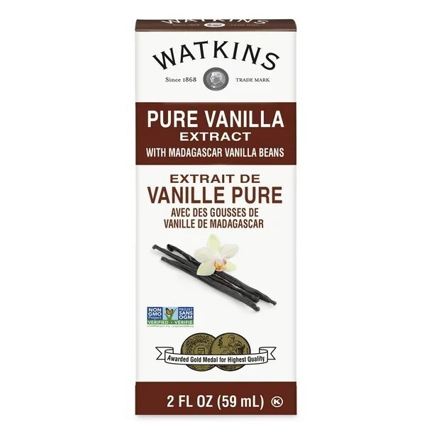 Watkins Pure Vanilla Extract 2 oz. (Liquid, Ambient, Plastic Container) MAY 2027