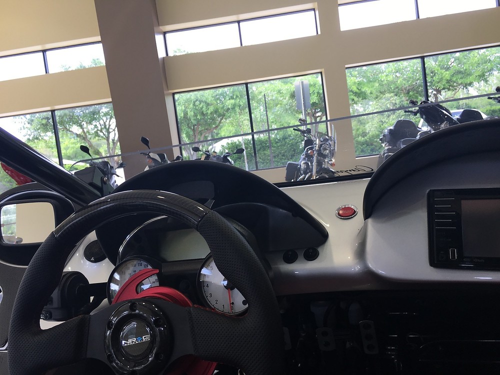 Clear Short Replacement Campagna T-Rex Wind Deflector - Fits All Years